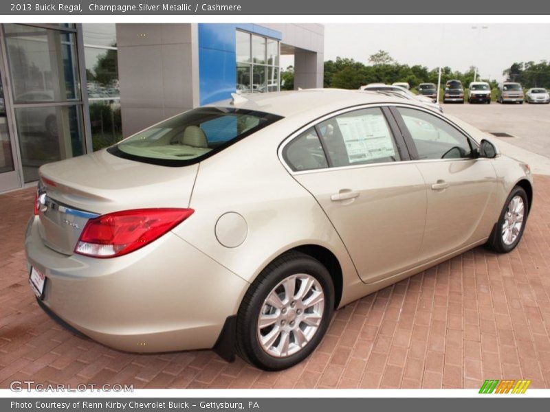 Champagne Silver Metallic / Cashmere 2013 Buick Regal