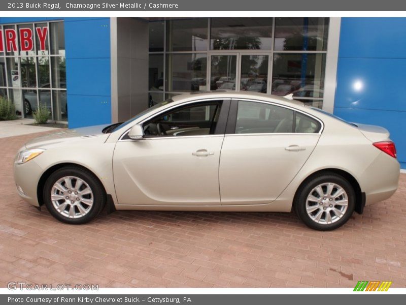 Champagne Silver Metallic / Cashmere 2013 Buick Regal