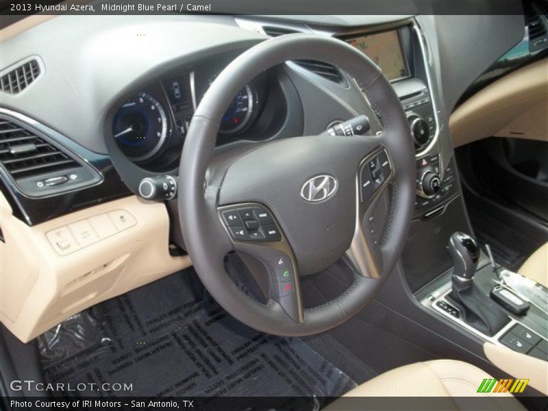 Midnight Blue Pearl / Camel 2013 Hyundai Azera