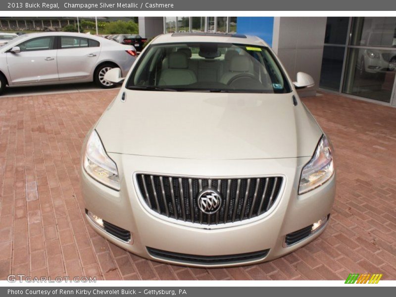 Champagne Silver Metallic / Cashmere 2013 Buick Regal