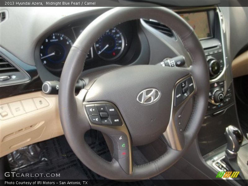 Midnight Blue Pearl / Camel 2013 Hyundai Azera