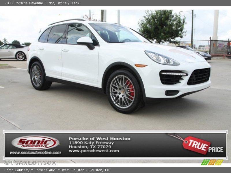 White / Black 2013 Porsche Cayenne Turbo