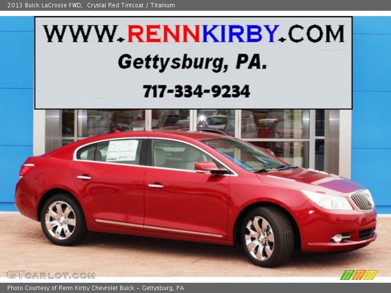 Crystal Red Tintcoat / Titanium 2013 Buick LaCrosse FWD
