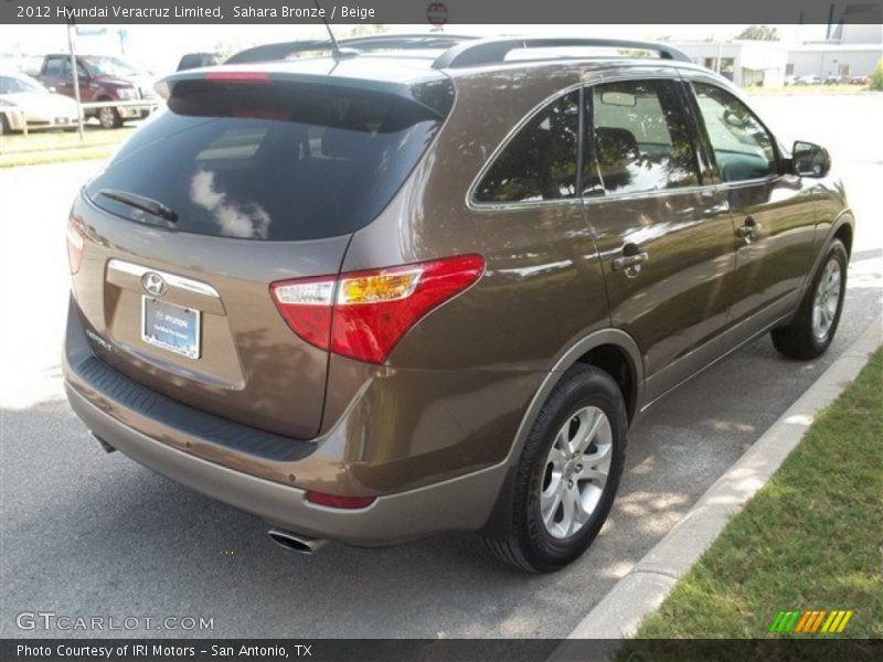 Sahara Bronze / Beige 2012 Hyundai Veracruz Limited