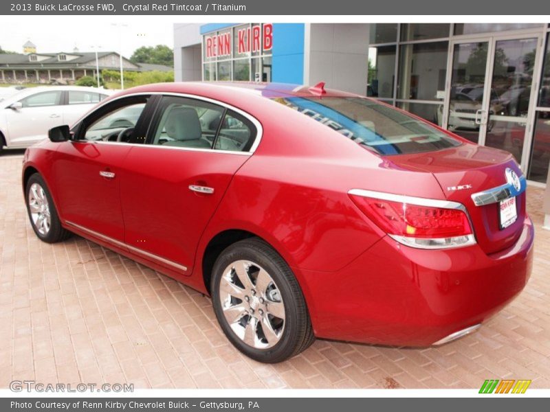 Crystal Red Tintcoat / Titanium 2013 Buick LaCrosse FWD