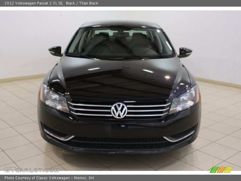 Black / Titan Black 2012 Volkswagen Passat 2.5L SE