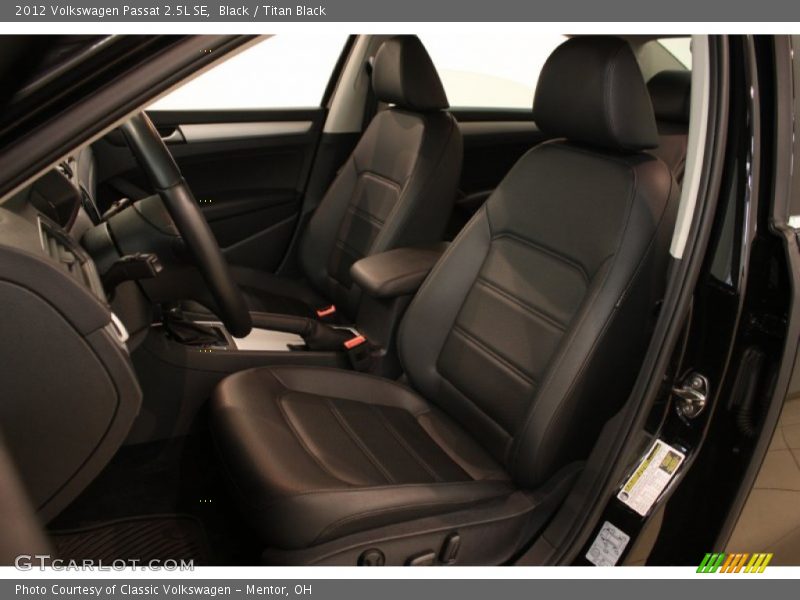 Black / Titan Black 2012 Volkswagen Passat 2.5L SE