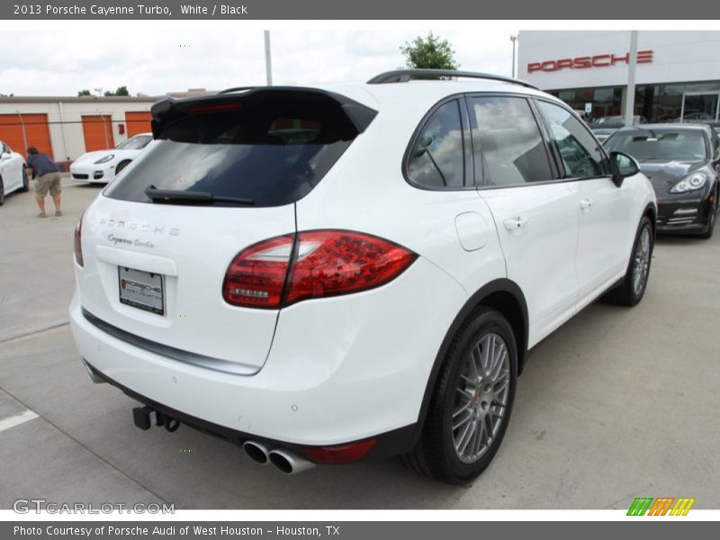 White / Black 2013 Porsche Cayenne Turbo