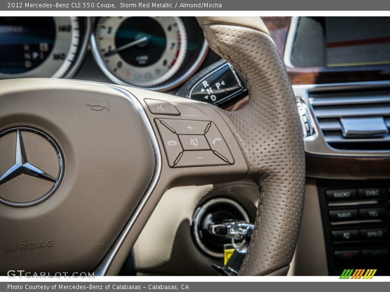 Storm Red Metallic / Almond/Mocha 2012 Mercedes-Benz CLS 550 Coupe