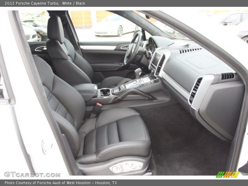Front Seat of 2013 Cayenne Turbo