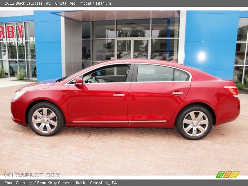 Crystal Red Tintcoat / Titanium 2013 Buick LaCrosse FWD