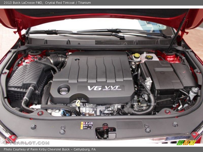 Crystal Red Tintcoat / Titanium 2013 Buick LaCrosse FWD
