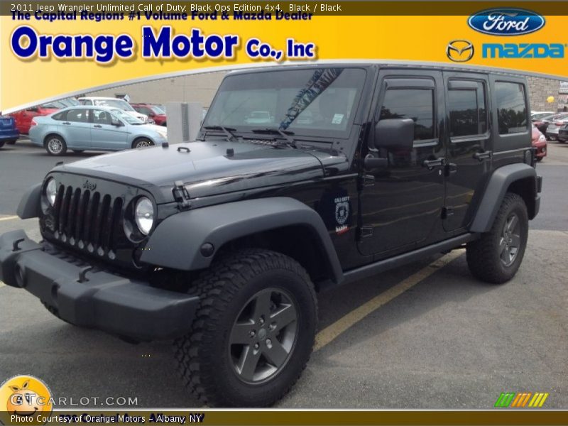 Black / Black 2011 Jeep Wrangler Unlimited Call of Duty: Black Ops Edition 4x4