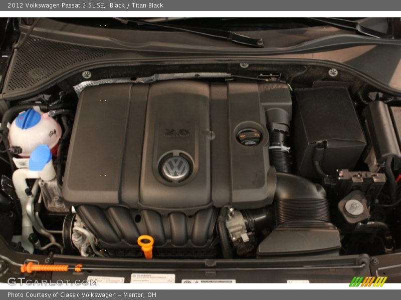 Black / Titan Black 2012 Volkswagen Passat 2.5L SE