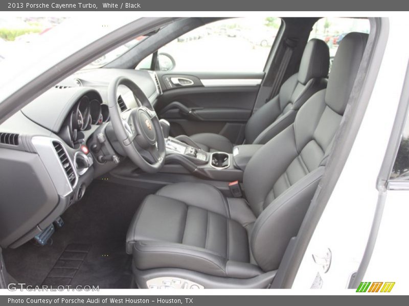 Front Seat of 2013 Cayenne Turbo