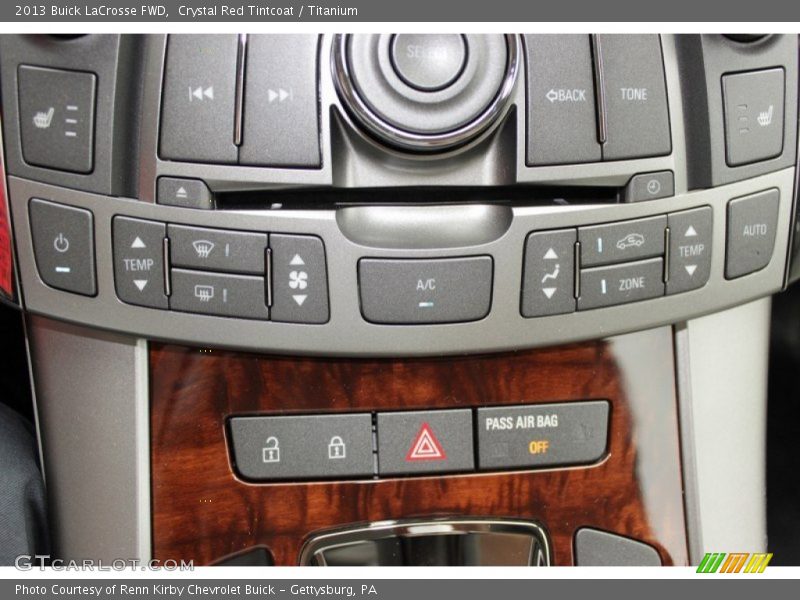 Controls of 2013 LaCrosse FWD