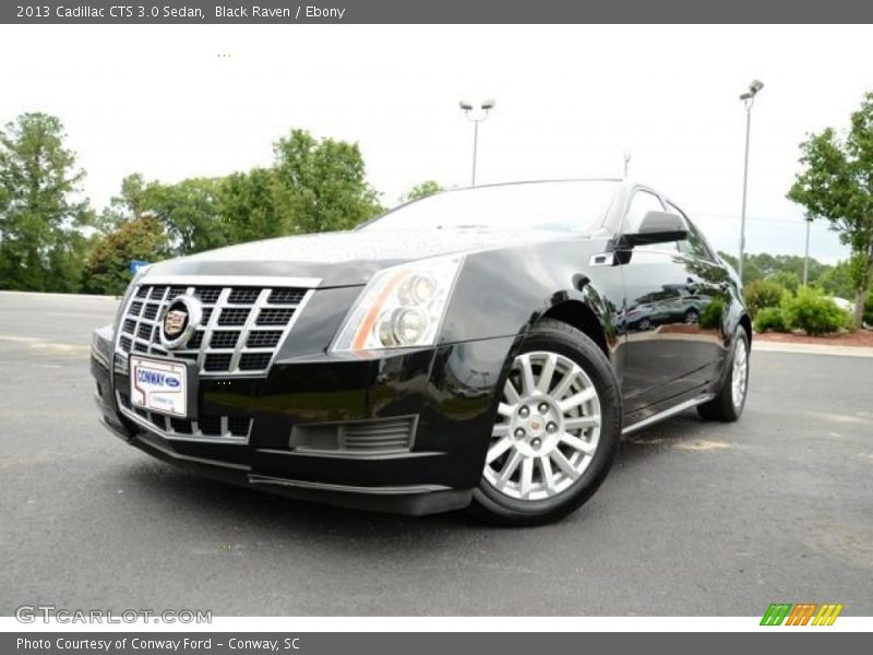 Black Raven / Ebony 2013 Cadillac CTS 3.0 Sedan
