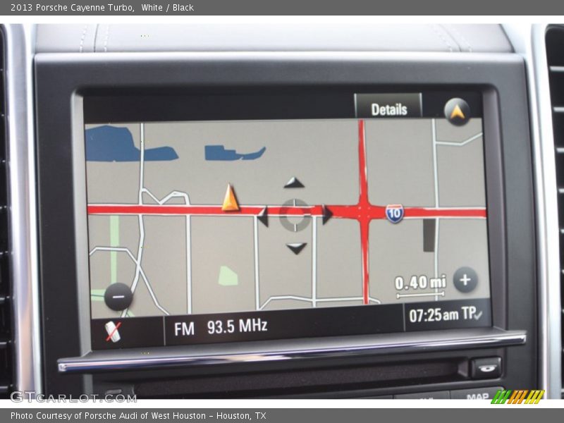 Navigation of 2013 Cayenne Turbo