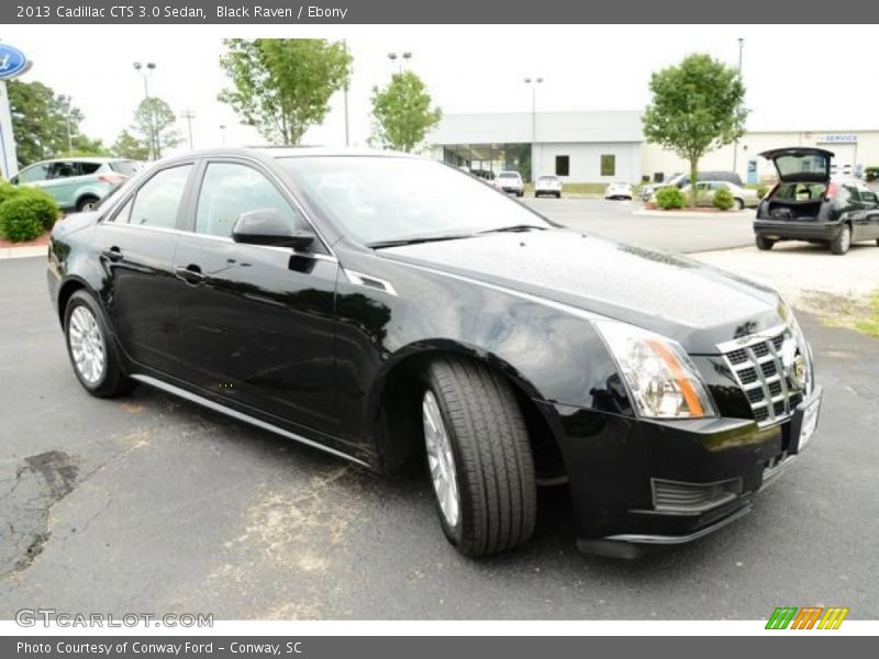 Black Raven / Ebony 2013 Cadillac CTS 3.0 Sedan