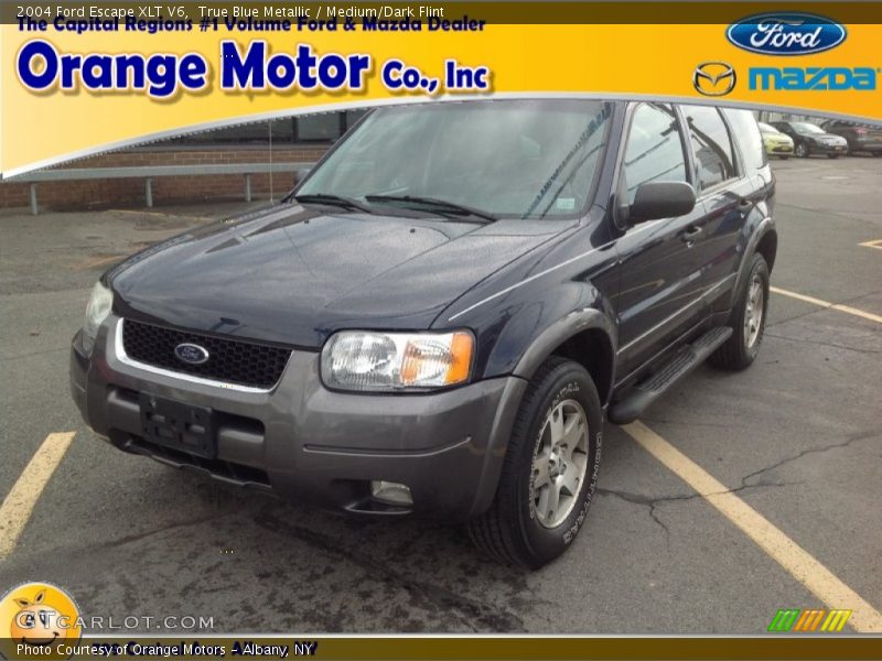 True Blue Metallic / Medium/Dark Flint 2004 Ford Escape XLT V6