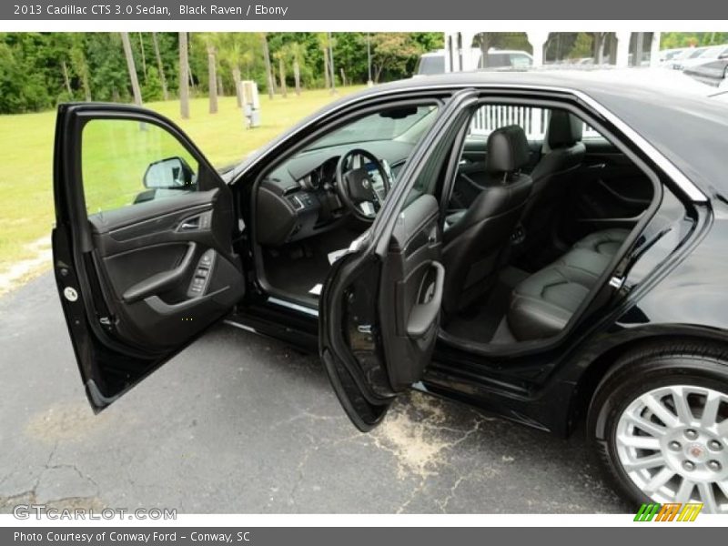 Black Raven / Ebony 2013 Cadillac CTS 3.0 Sedan