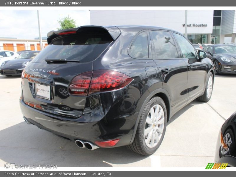 Black / Black 2013 Porsche Cayenne Turbo