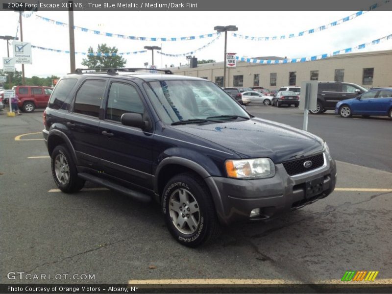 True Blue Metallic / Medium/Dark Flint 2004 Ford Escape XLT V6