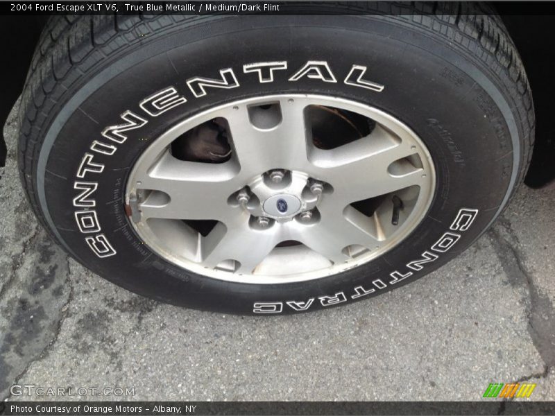 True Blue Metallic / Medium/Dark Flint 2004 Ford Escape XLT V6