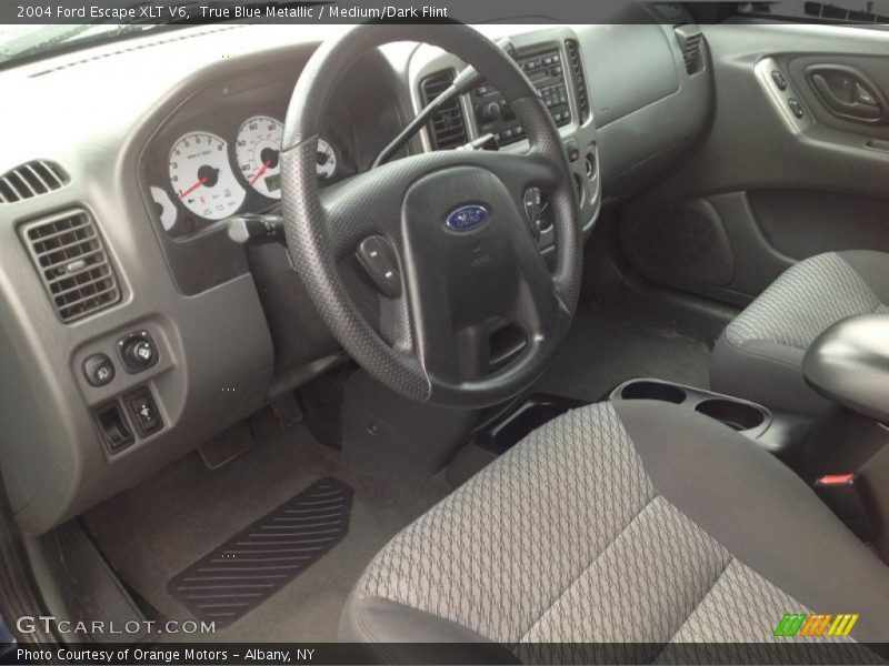 True Blue Metallic / Medium/Dark Flint 2004 Ford Escape XLT V6