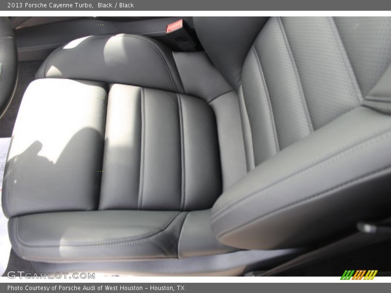 Front Seat of 2013 Cayenne Turbo
