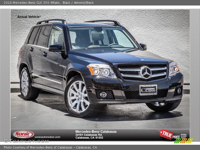Black / Almond/Black 2010 Mercedes-Benz GLK 350 4Matic