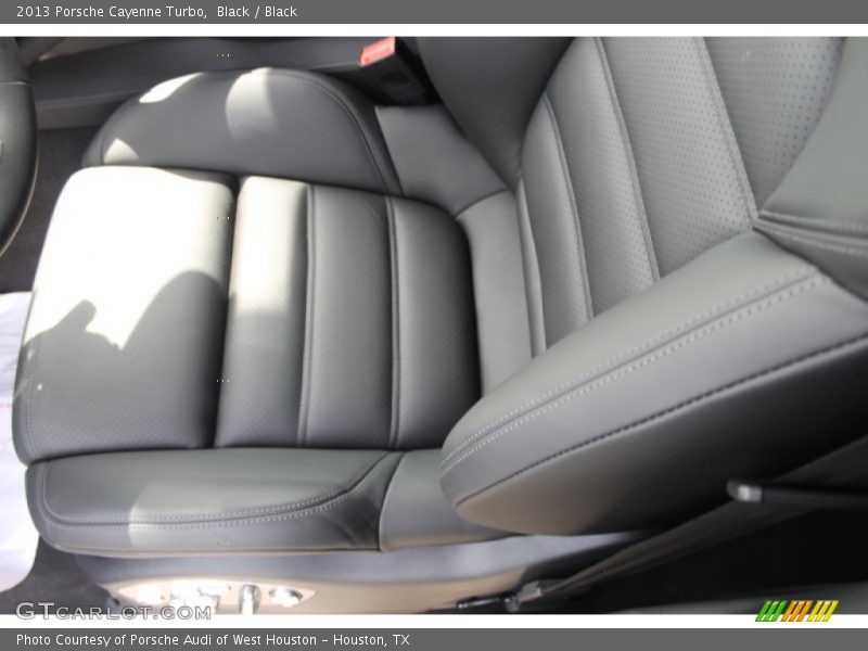 Front Seat of 2013 Cayenne Turbo
