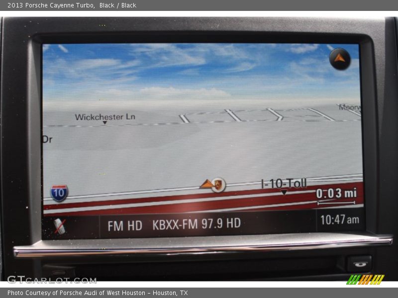 Navigation of 2013 Cayenne Turbo