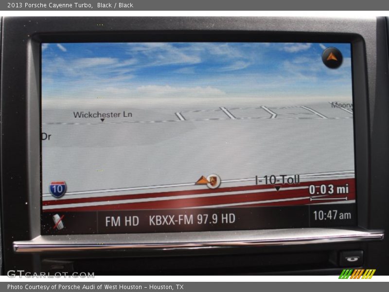 Navigation of 2013 Cayenne Turbo