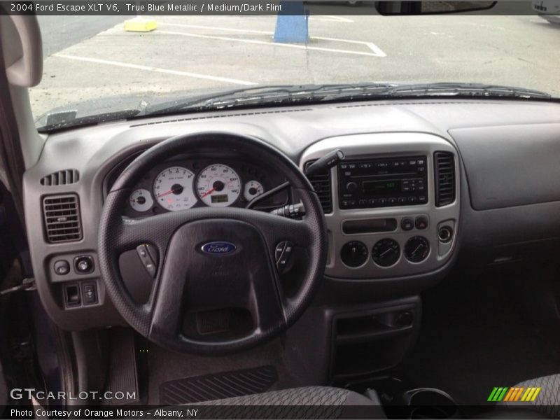 True Blue Metallic / Medium/Dark Flint 2004 Ford Escape XLT V6
