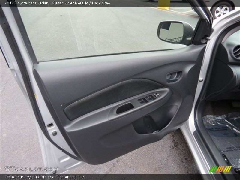 Classic Silver Metallic / Dark Gray 2012 Toyota Yaris Sedan