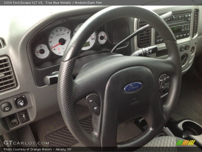 True Blue Metallic / Medium/Dark Flint 2004 Ford Escape XLT V6