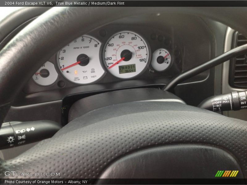 True Blue Metallic / Medium/Dark Flint 2004 Ford Escape XLT V6