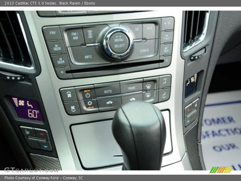Black Raven / Ebony 2013 Cadillac CTS 3.0 Sedan