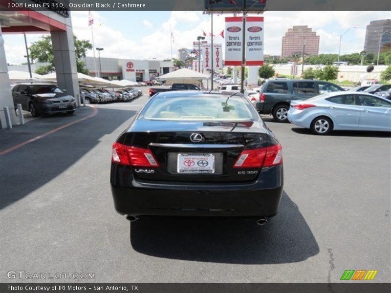 Obsidian Black / Cashmere 2008 Lexus ES 350