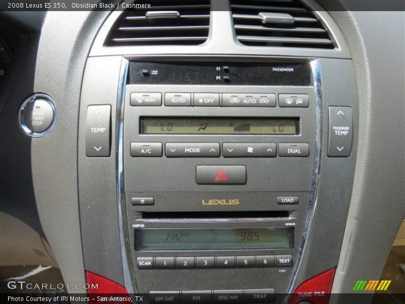 Obsidian Black / Cashmere 2008 Lexus ES 350