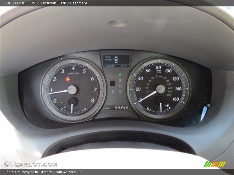 Obsidian Black / Cashmere 2008 Lexus ES 350