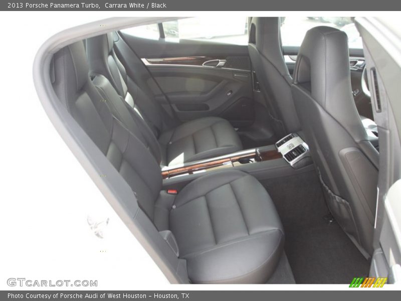 Rear Seat of 2013 Panamera Turbo