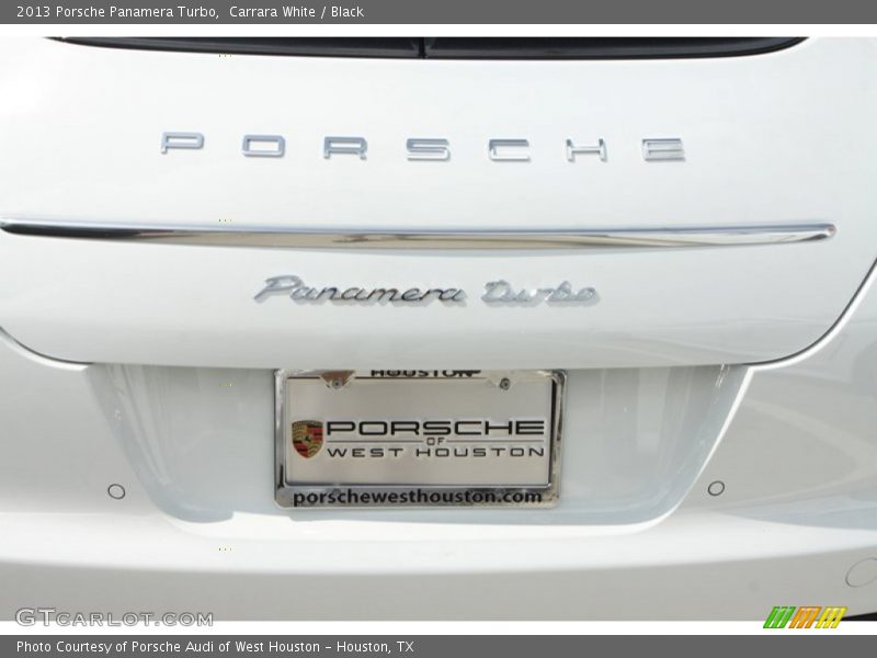 Carrara White / Black 2013 Porsche Panamera Turbo