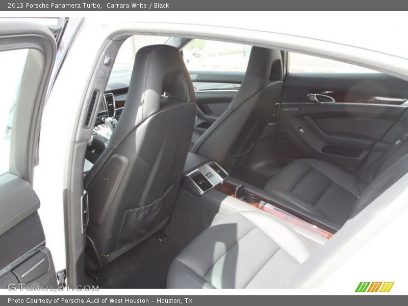 Rear Seat of 2013 Panamera Turbo