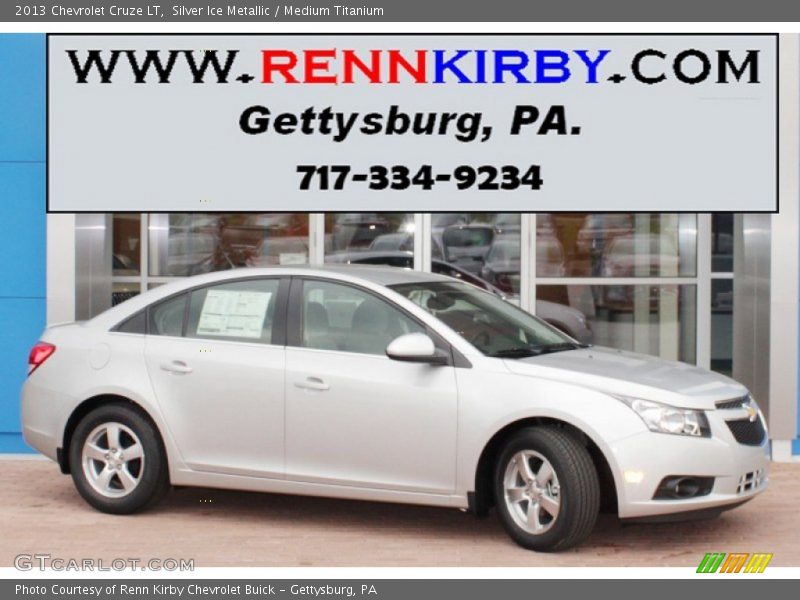 Silver Ice Metallic / Medium Titanium 2013 Chevrolet Cruze LT