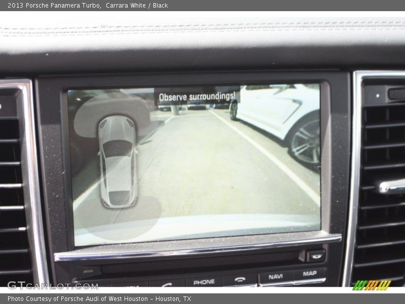 Carrara White / Black 2013 Porsche Panamera Turbo