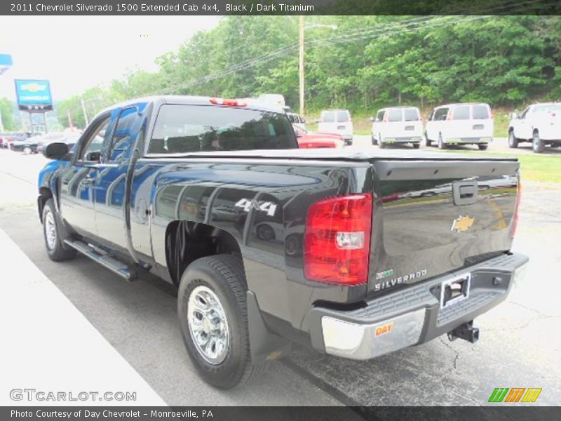 Black / Dark Titanium 2011 Chevrolet Silverado 1500 Extended Cab 4x4