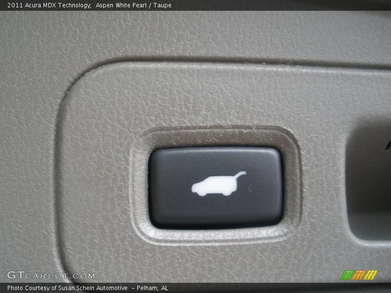Aspen White Pearl / Taupe 2011 Acura MDX Technology