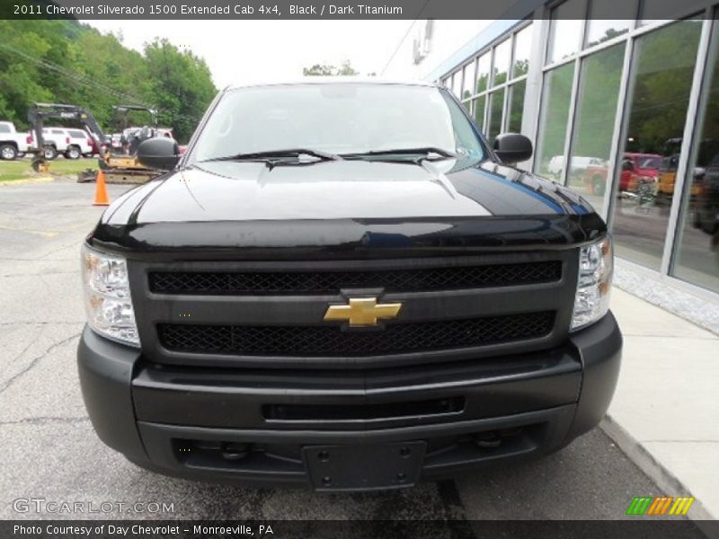 Black / Dark Titanium 2011 Chevrolet Silverado 1500 Extended Cab 4x4